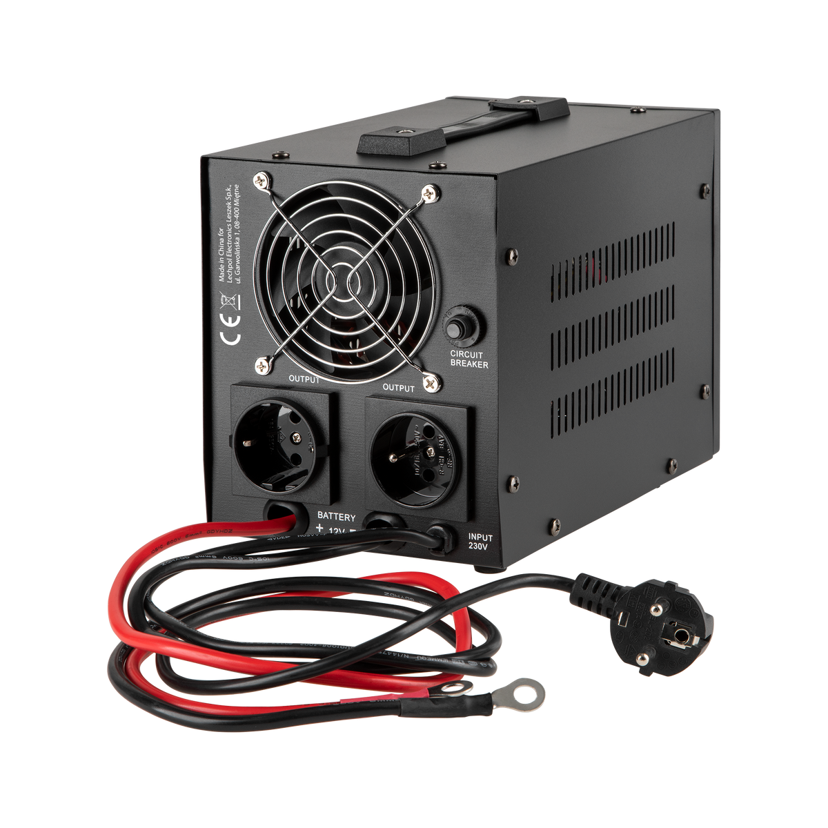 Kemot KEMOT PROsinus-500 Uninterruptible Power Supply (UPS) with a pure sine wave inverter and 12V/230V charging function, 500VA/300W - black – image 2