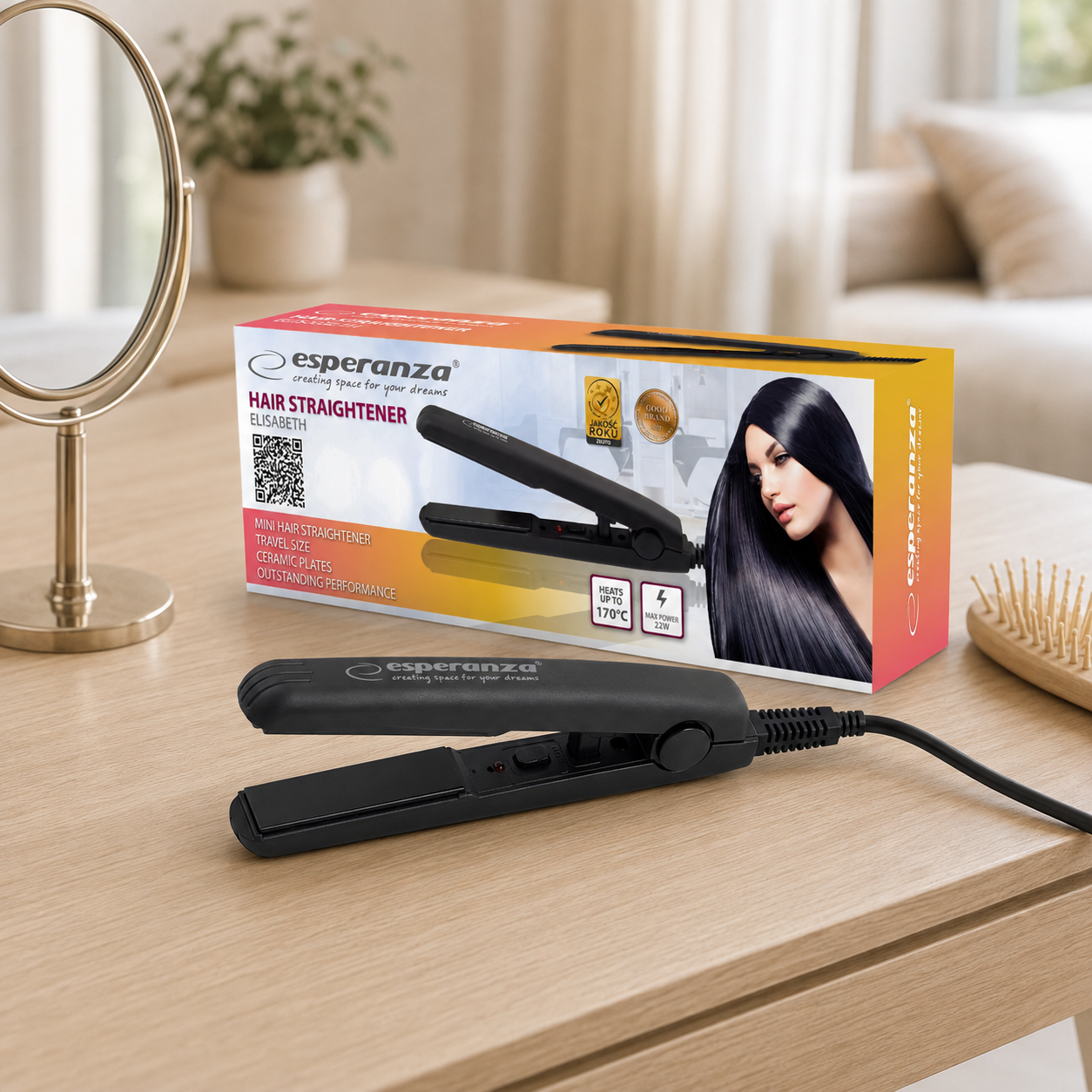 Esperanza Hair Straighteners – EBP008 Esperanza Elisabeth Mini Hair Straightener – image 6
