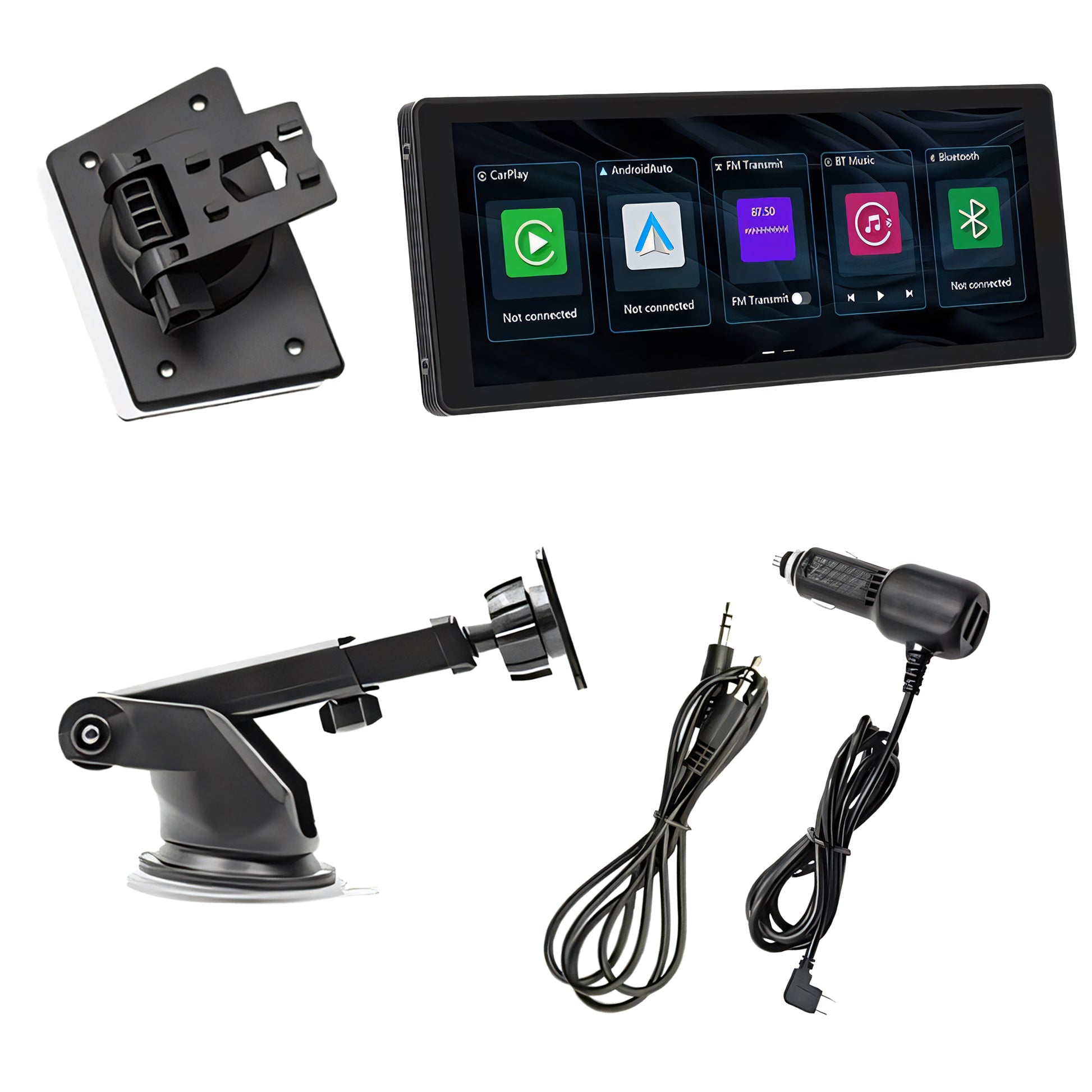 RTO Car Multimedia Radio with Apple CarPlay, Android, and Camera — ER1077 Kit – image 3