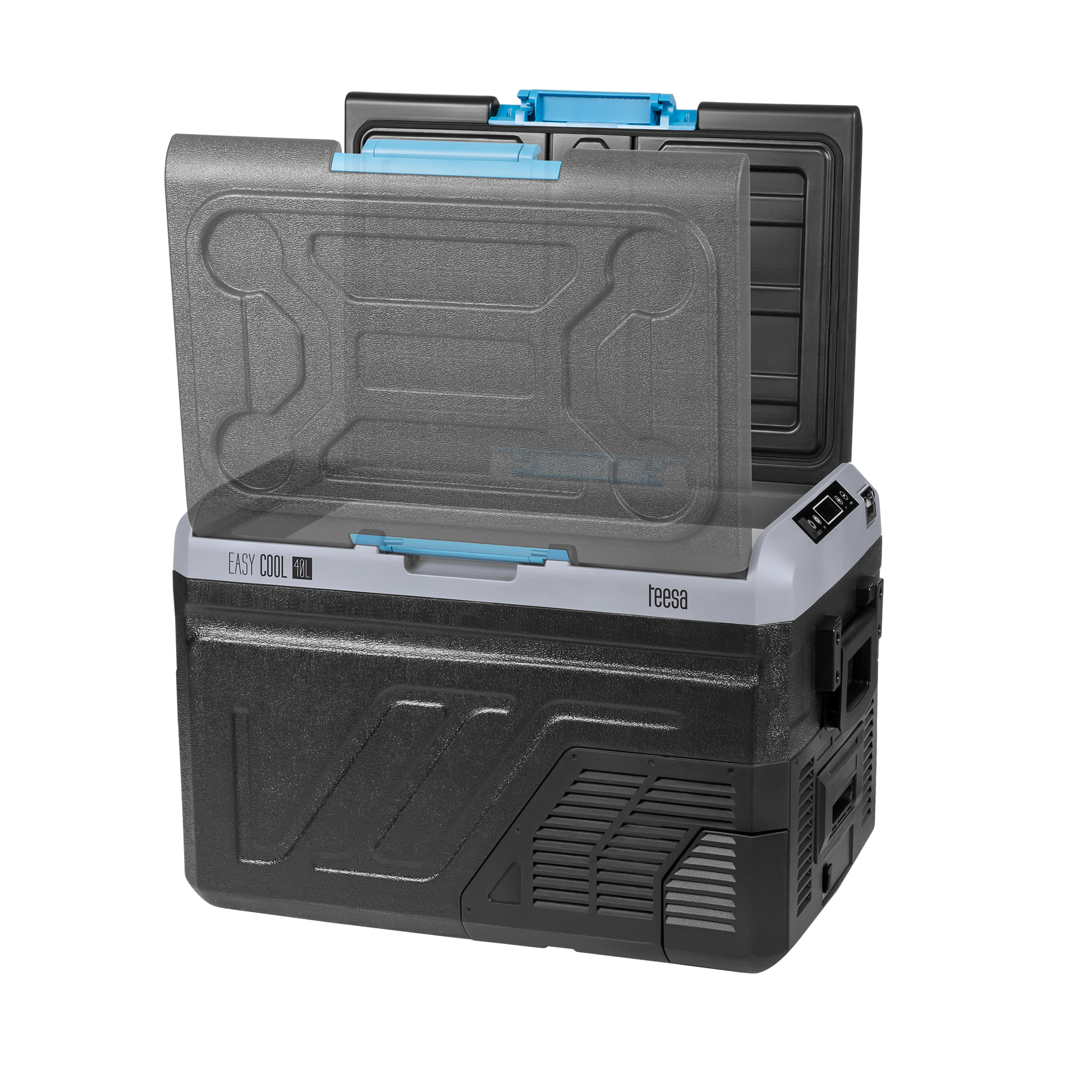 Teesa TEESA Professional Compressor-Style Travel Refrigerator with Freezing Function, 40L, DC 12/24, AC 230V – image 2