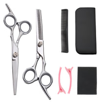 RTO XXL Hairdressing Set: Professional Thinning Shears for Hair and Beards, 7-Piece Set