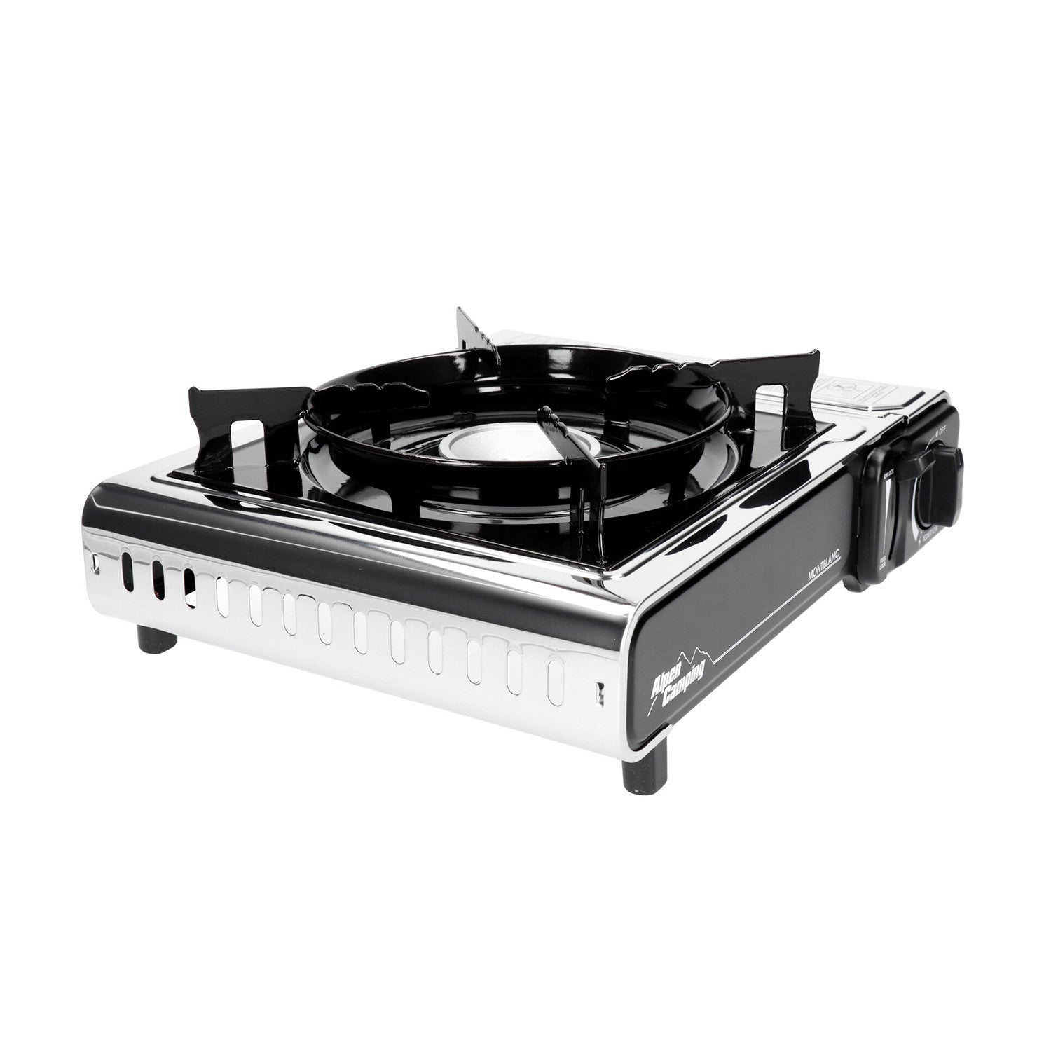 INKO-TIME Alpen Camping tourist stove, power: 2.2 kW, gas consumption 160g/h, piezoelectric ignition, MONT BLANC – image 4