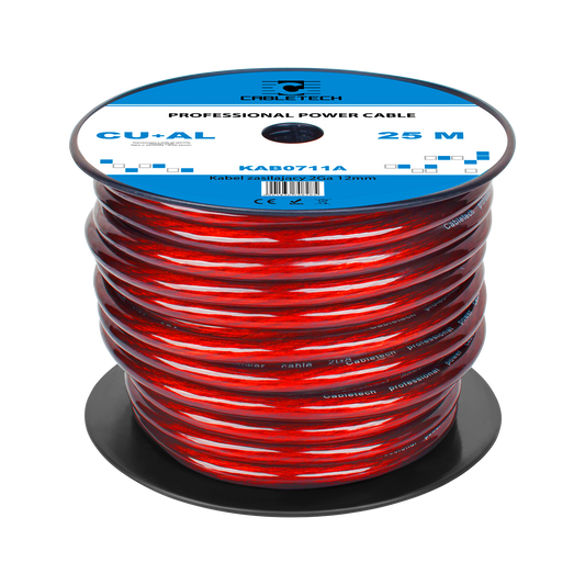 Cabletech Power and Ground – 2Ga OD 12 mm CU+AL Automotive Cable