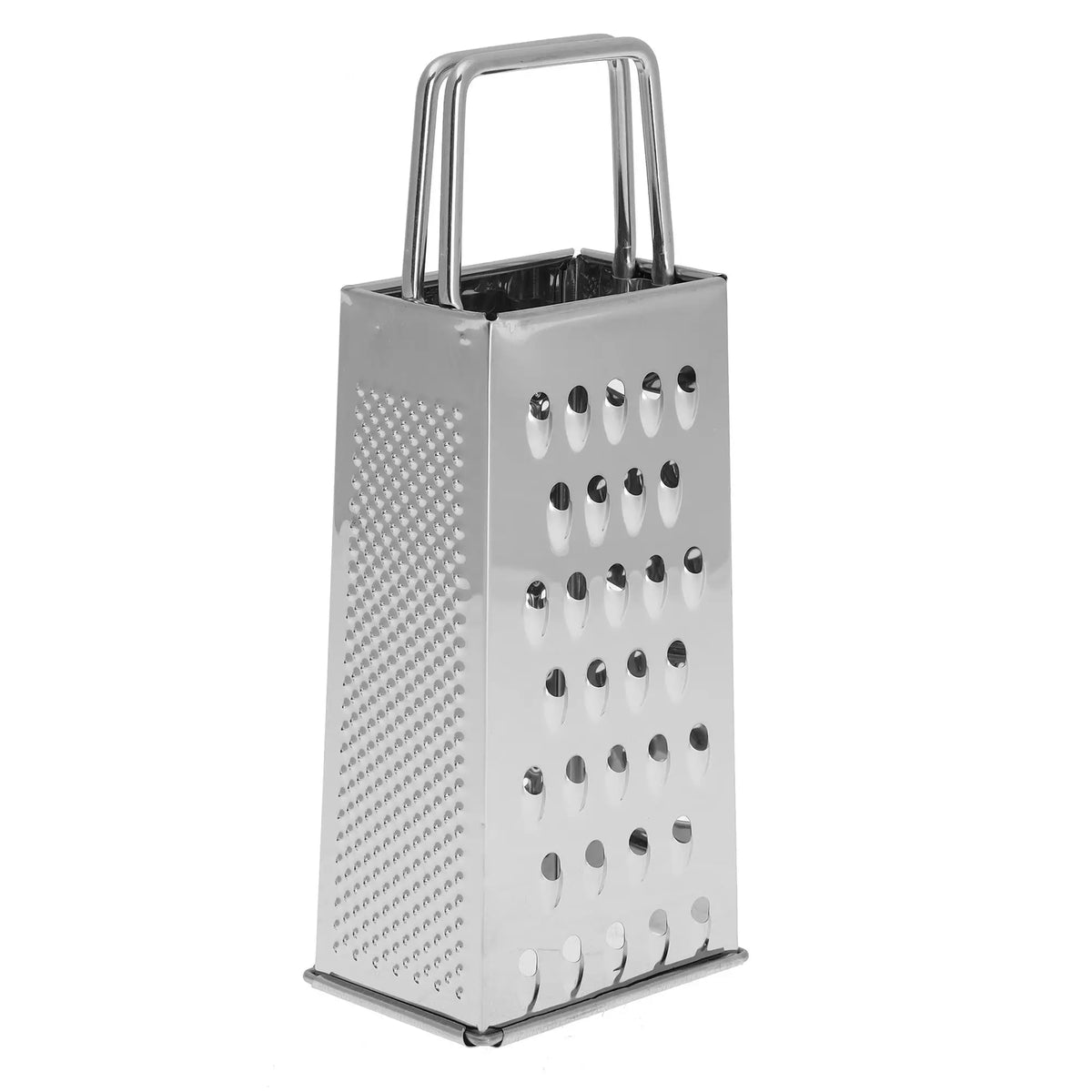 KINGHoff 4-sided grater, steel, 9 x 6.5 x 21 cm, Kinghoff