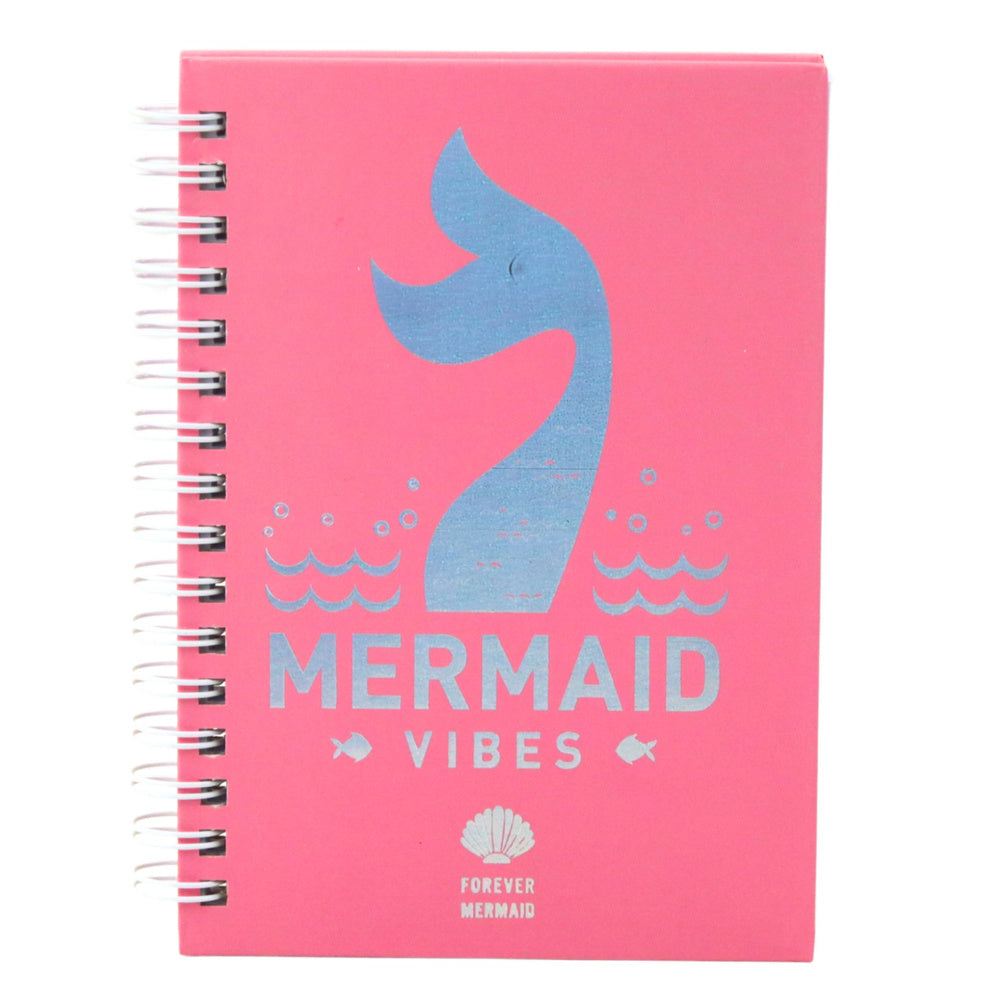 LEAN Diaries – Holographic Mermaid Tail Pink Lined Notebook, A6, 80 Pages – image 3