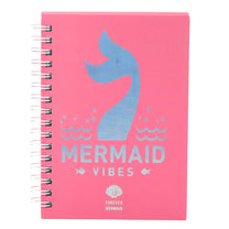 LEAN Diaries – Holographic Mermaid Tail Pink Lined Notebook, A6, 80 Pages – image 3