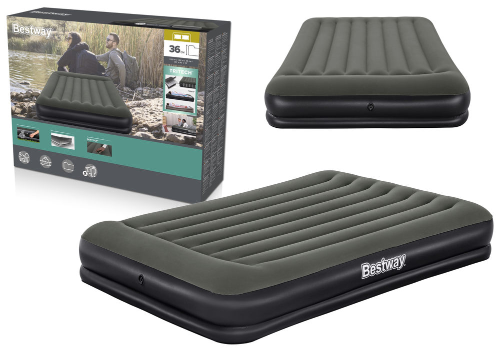 BESTWAY Bestway 67699 Inflatable Mattress, 203 x 152 x 36 cm