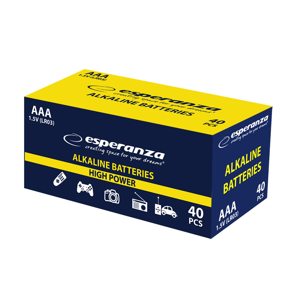 Esperanza Alkaline, coin-cell, and zinc-carbon – EZB117 Esperanza AAA Alkaline Batteries, 4-Pack – image 5
