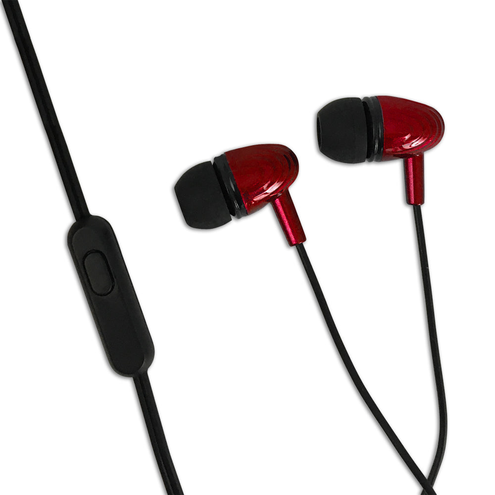 Esperanza EH193KR Esperanza In-Ear Headphones with Microphone, EH193, Black and Red – image 2
