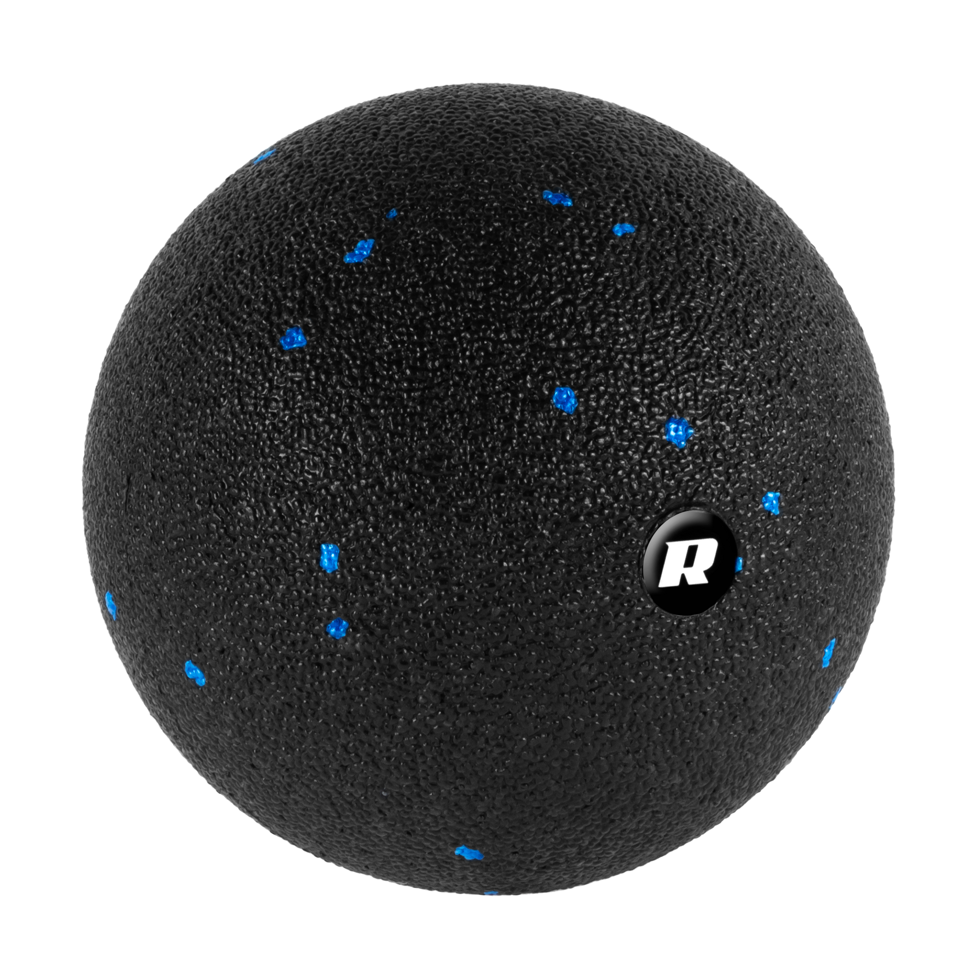 Rebel 12 cm massage ball, black and blue, EPP material, REBEL ACTIVE