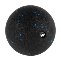 Rebel 12 cm massage ball, black and blue, EPP material, REBEL ACTIVE