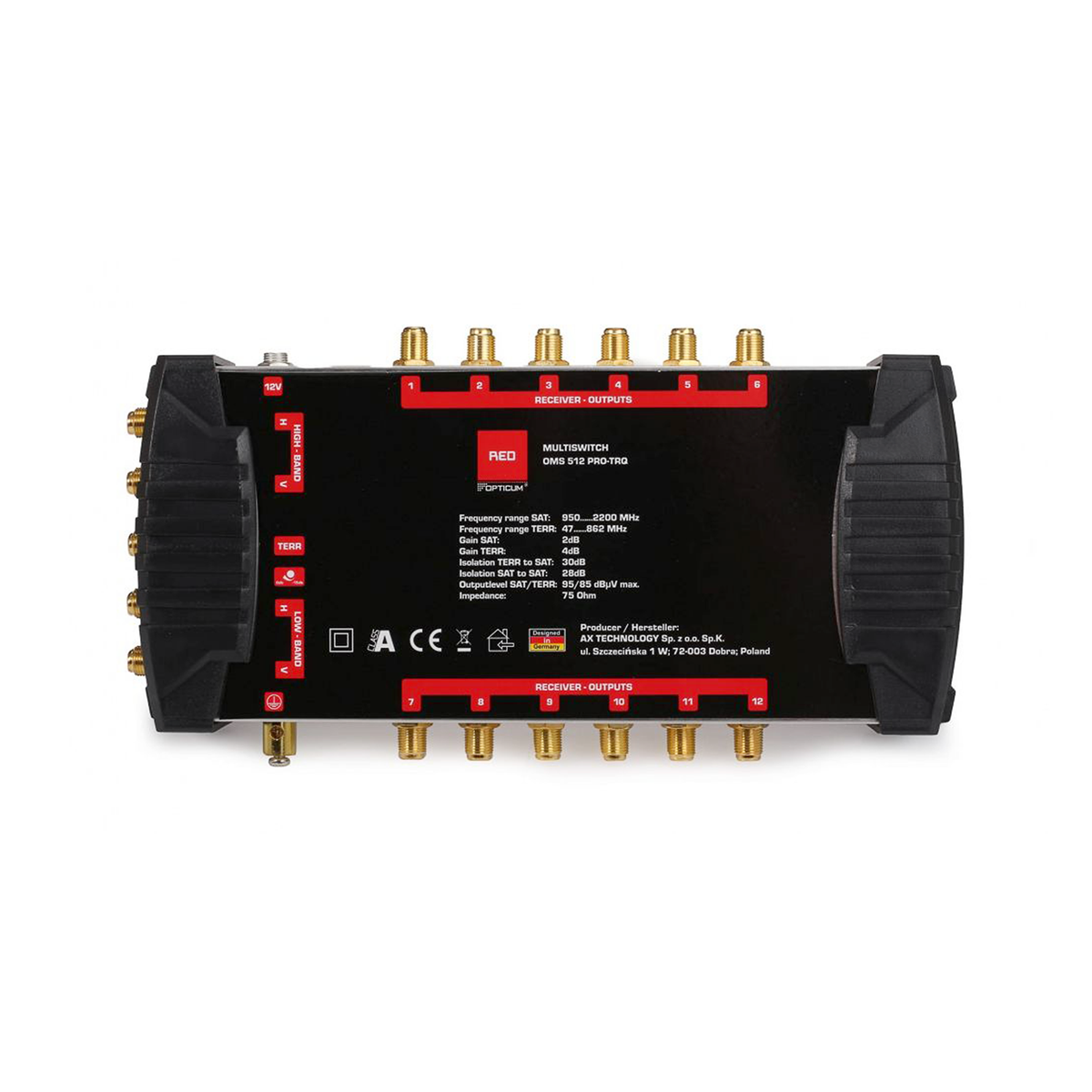 LP The remaining – OPTICUM OMS 5/12 PRO TRQ PLATINUM Multiswitch – image 2