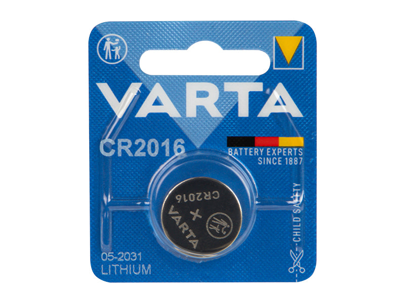 Blow Alkaline, coin-cell, and zinc-carbon – 82-565# 3V CR2016 Varta Lithium Battery