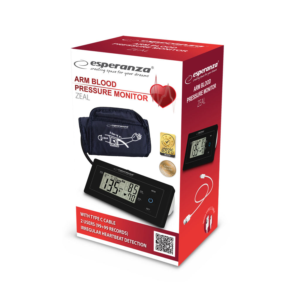 Esperanza Blood Pressure Monitors – ECB008 Esperanza Zeal Upper-Arm Blood Pressure Monitor – image 7