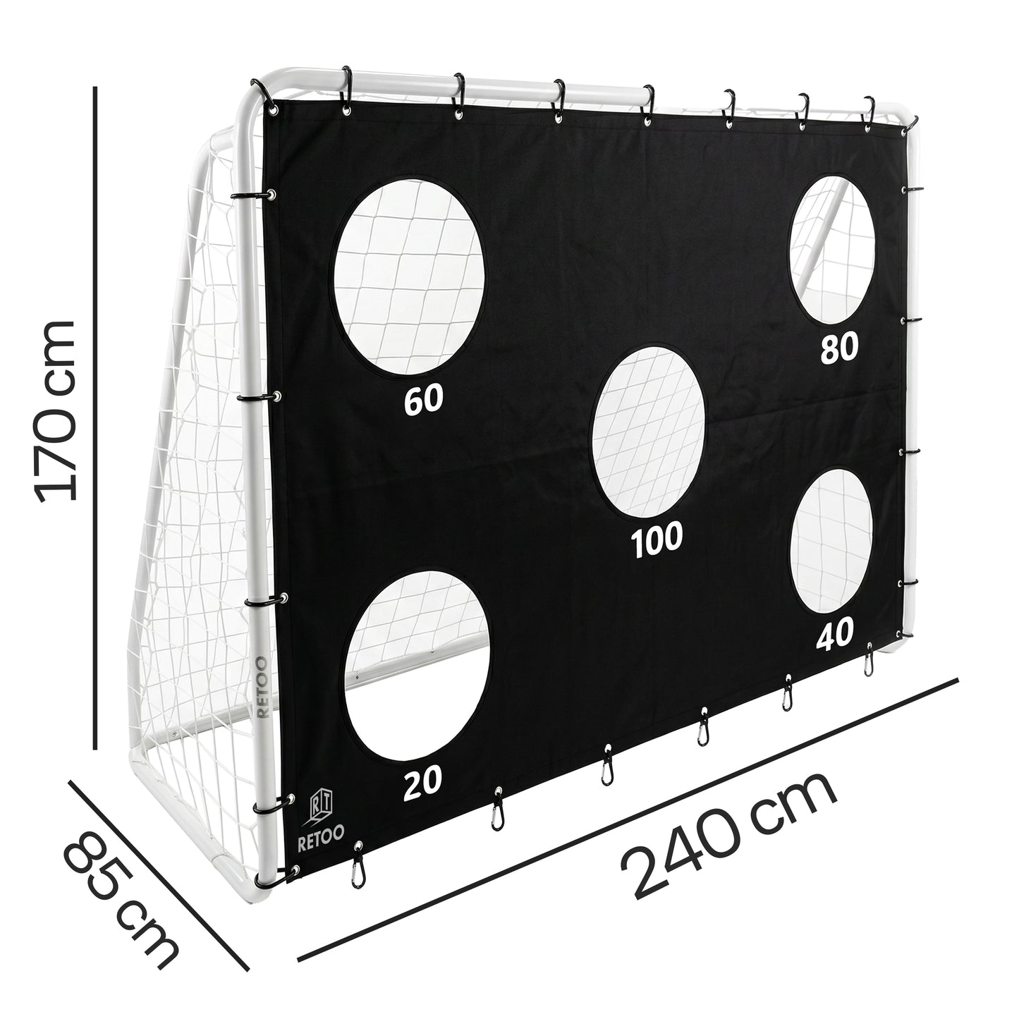 RTO The – Metal Soccer Training Goal + Accuracy Mat - dr322 – image 4