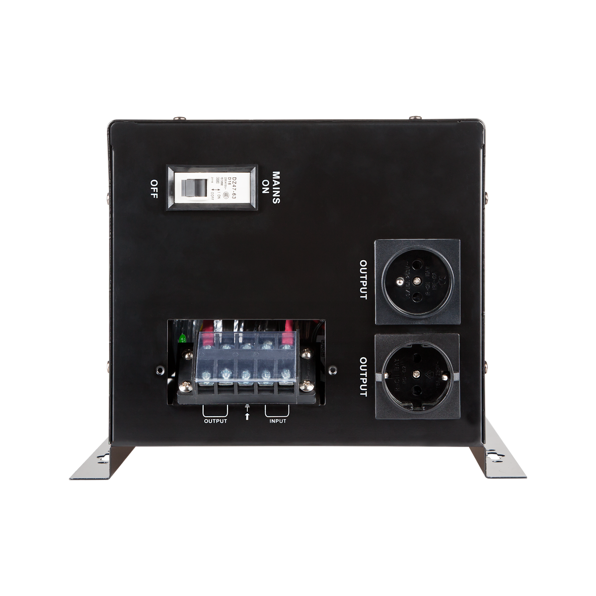 Kemot KEMOT PROsinus-2200 Wall-Mounted Emergency Power Supply—a pure sine wave inverter with a charging function—12V, 230V, 2200VA/1600W – image 2