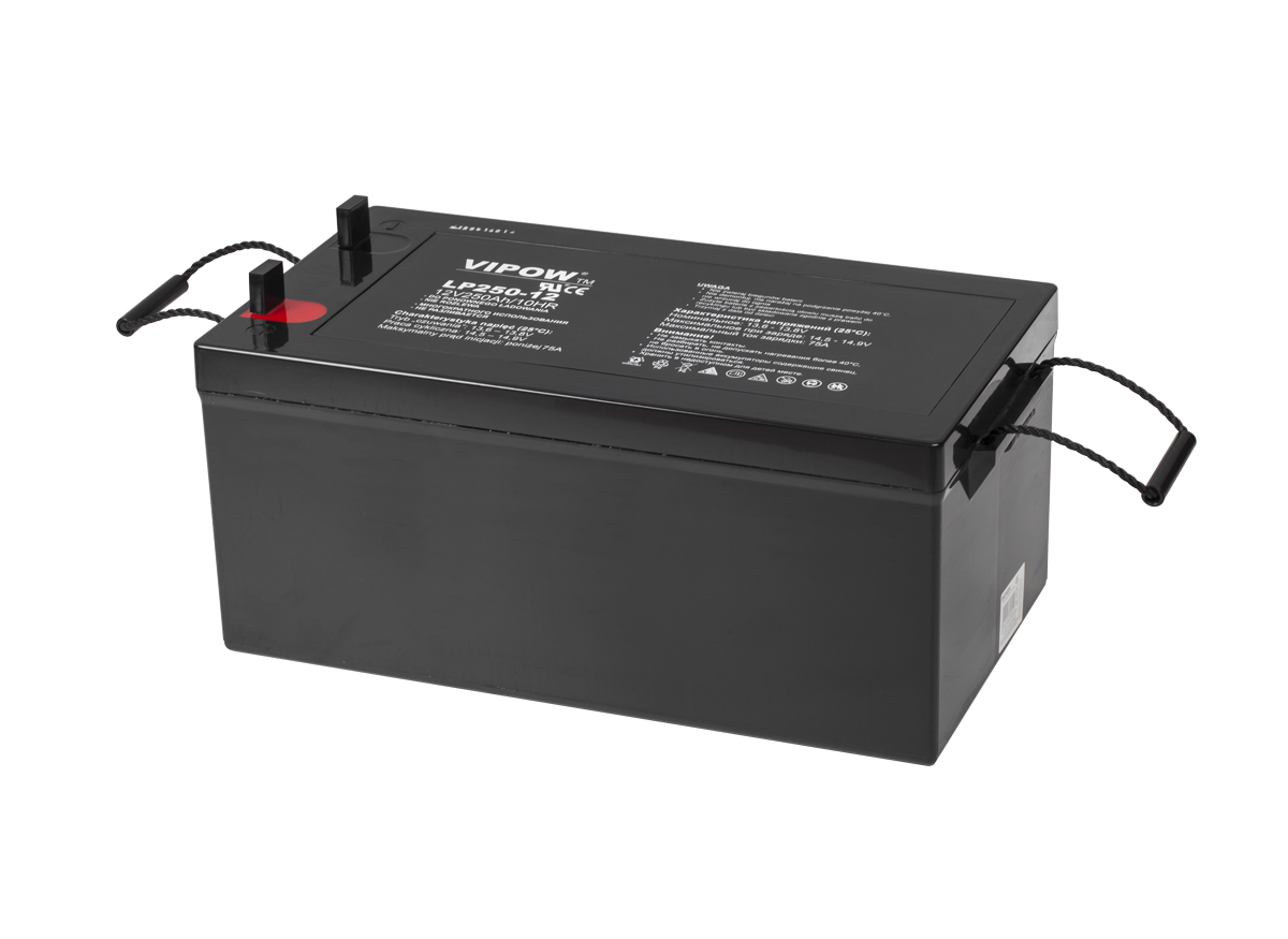 Vipow Gel batteries – VIPOW 12V 250Ah Gel Battery