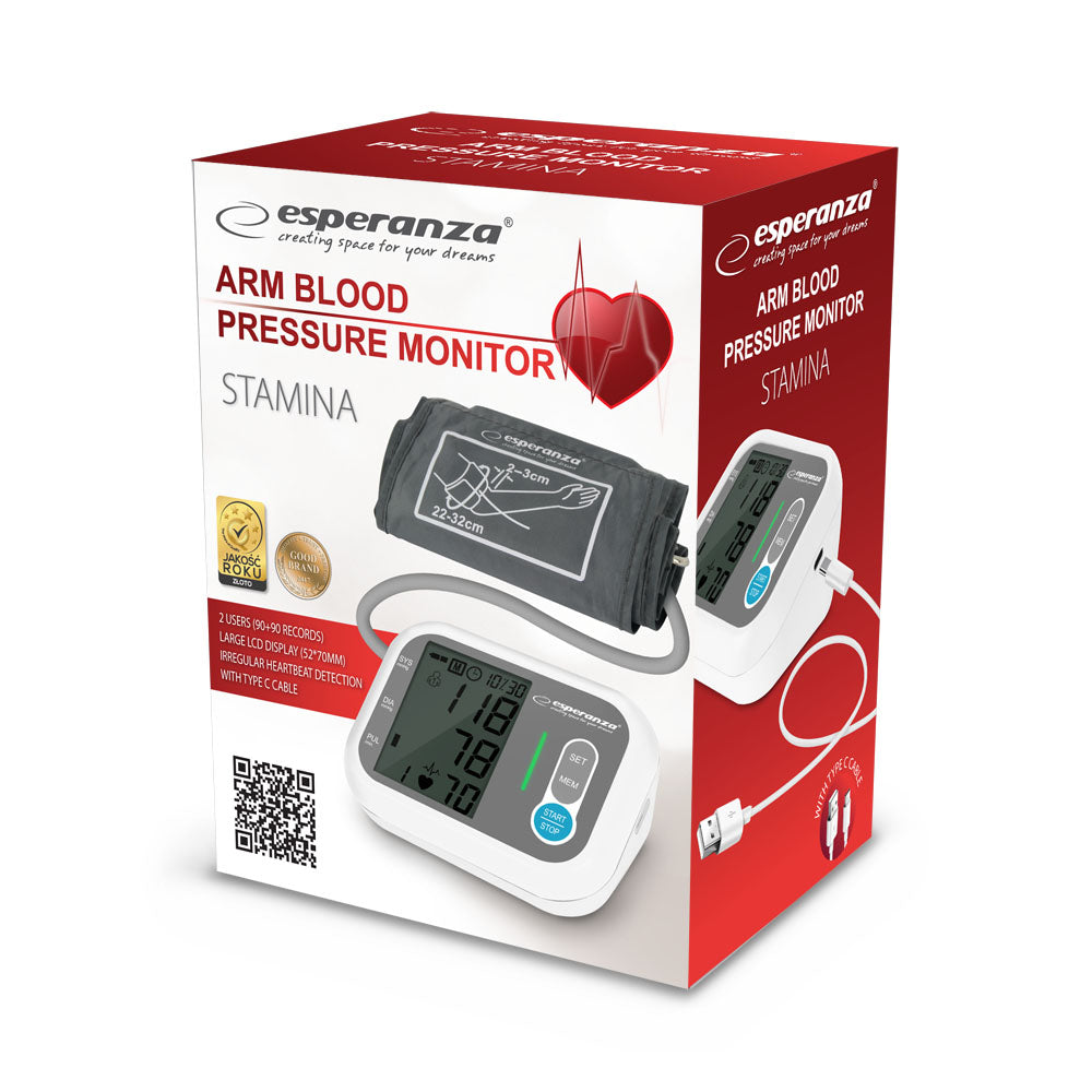 Esperanza Blood Pressure Monitors – ECB005 Esperanza Stamina Upper-Arm Blood Pressure Monitor – image 5