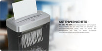 ADLER Paper Shredders, Laminators, and Supplies – AD 1037 Silver Paper Shredder – image 32