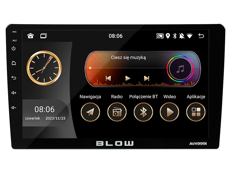 Blow Car stereos (CD/MP3/Video/DVD) – 78-343# AVH-9991 1DIN 9" Android/Wi-Fi/GPS/CarPlay Car Stereo
