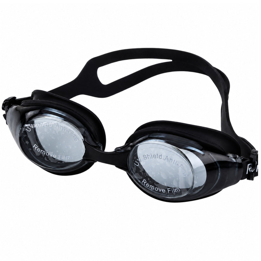 LEAN Adjustable Swimming Goggles with Anti-Fog Coating, UV Protection, Black, Case Included – image 3