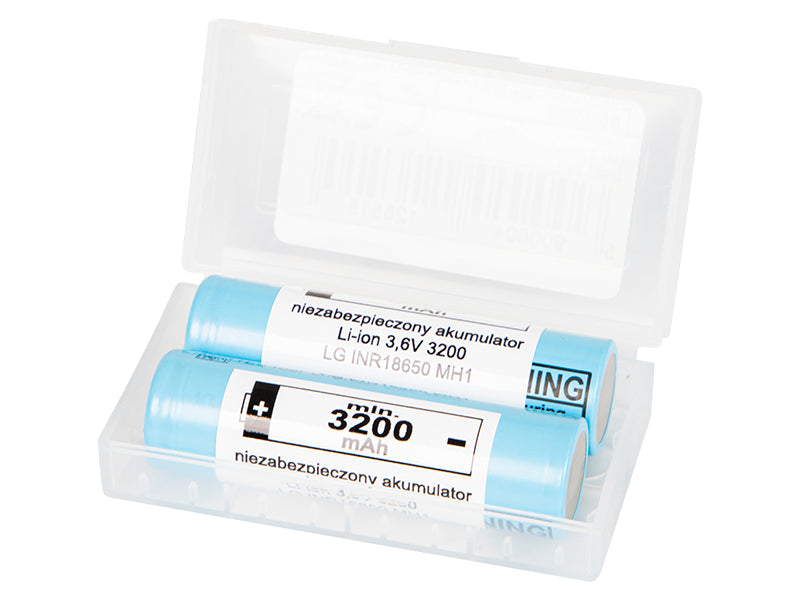 Blow 85-599# LG 18650 Li-ion battery, 3200 mAh, 10 A, 3.6 V + 2-pack