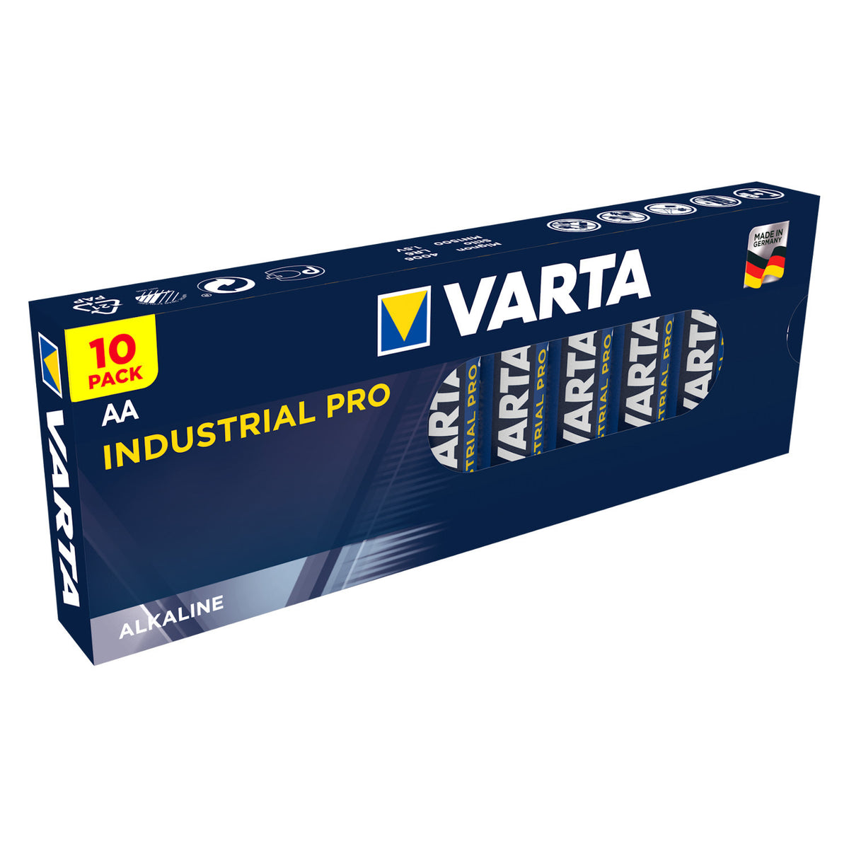 Varta Alkaline – 10 R-06 LR06 AA Alkaline Batteries by Varta Industrial