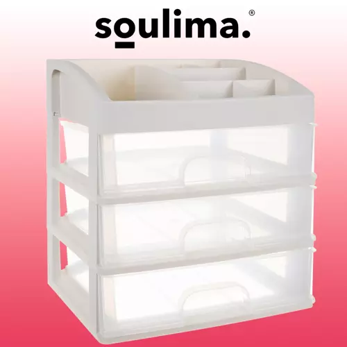 SOULIMA Cosmetics, trunks, containers, and organizers – Soulima 19357 Cosmetics Organizer – image 2