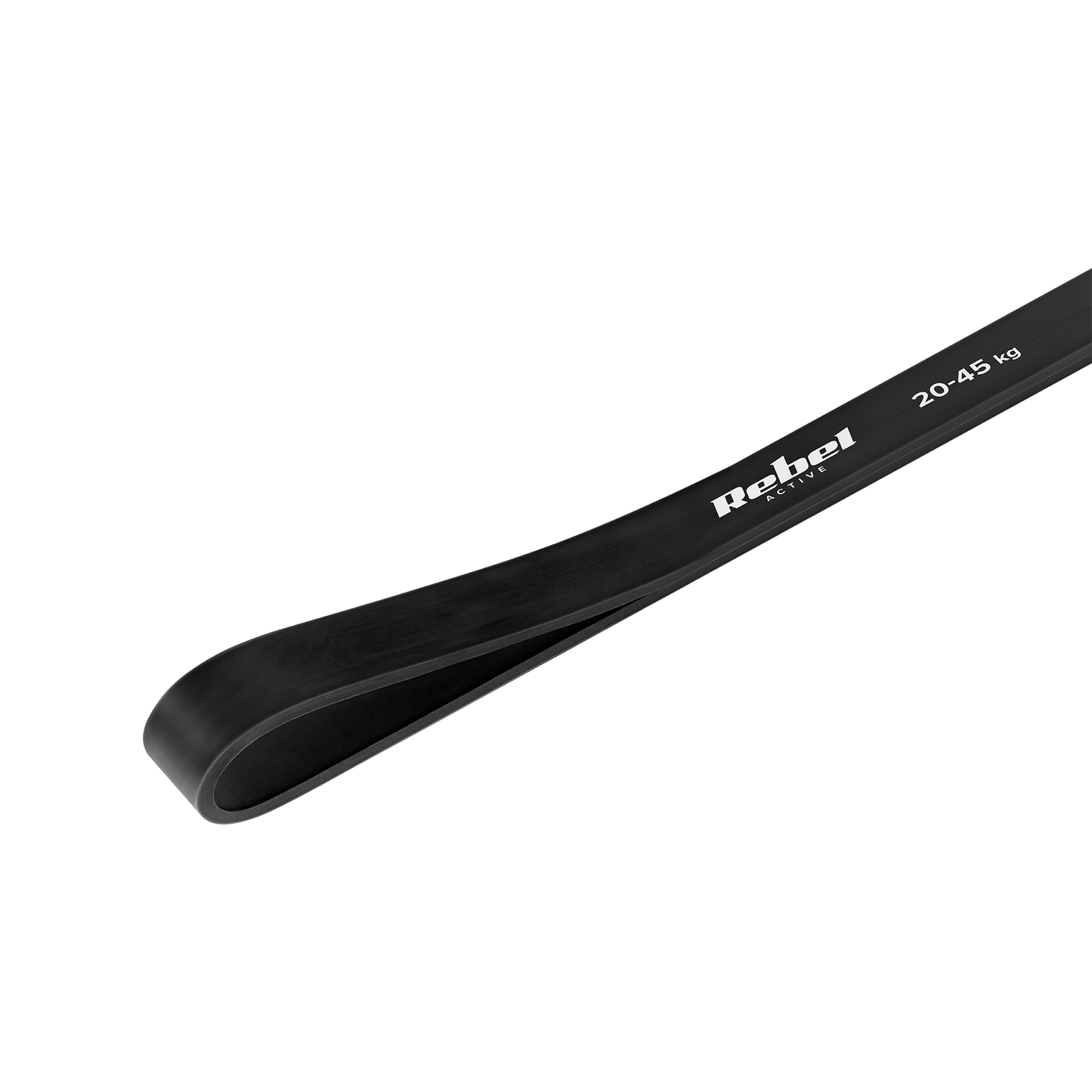 Rebel TPE Exercise Band - Power Band PT-3, Black, 16-32 kg REBEL ACTIVE – image 2
