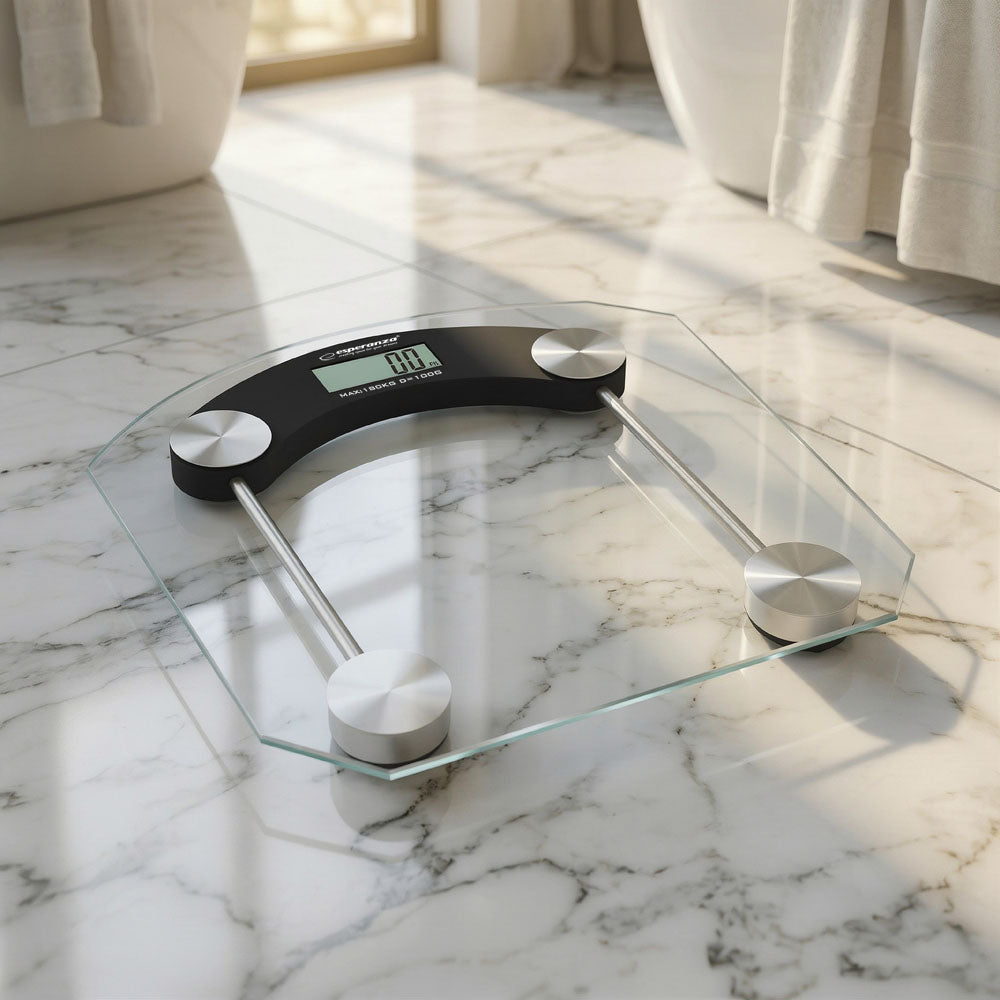 Esperanza Bathroom Scales – EBS008K Esperanza Digital Bathroom Scale for Pilates, Black – image 4