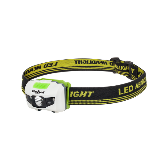 Rebel Flashlights, hand lamps, headlamps, tourist lamps and searchlights – 3W headlamp