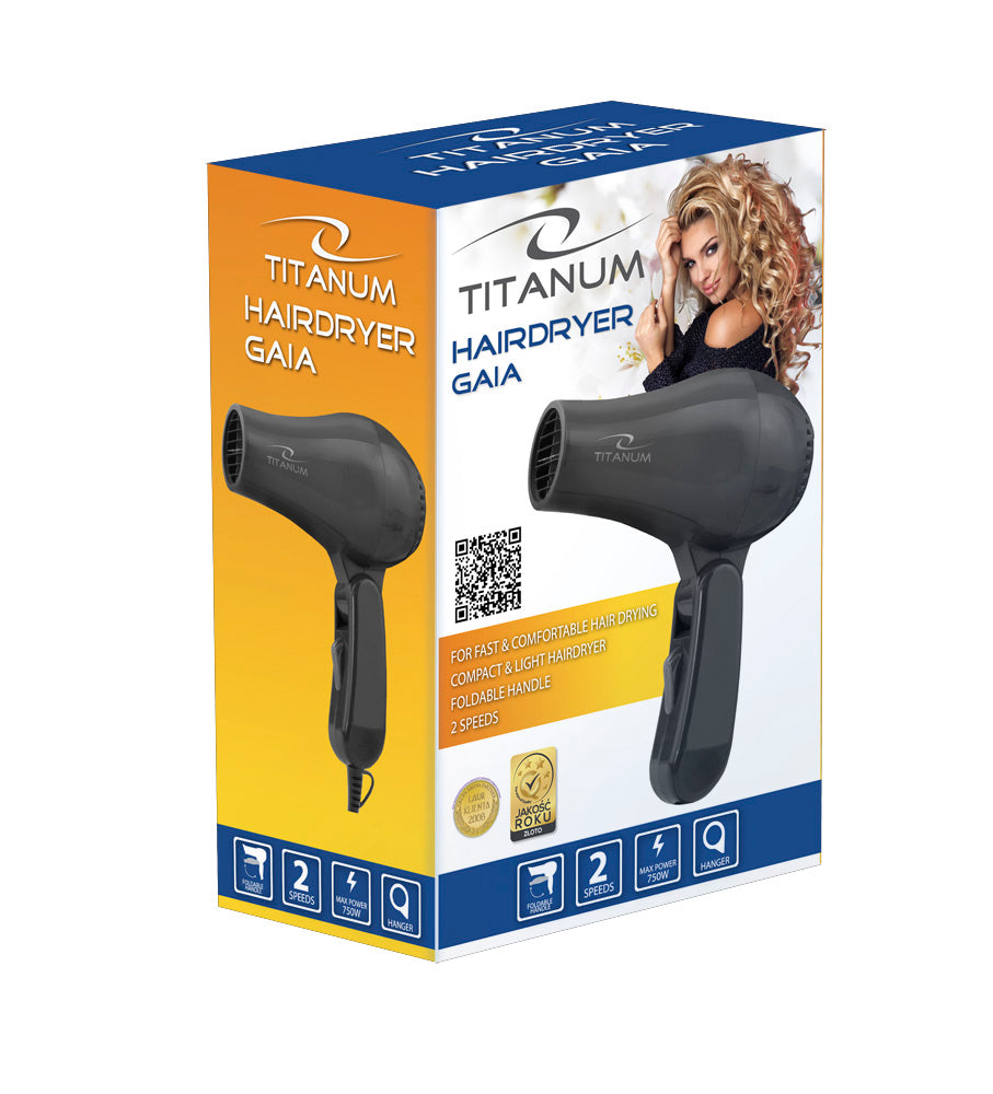 Titanum Hair Dryers – TBH003K Titanum Gaia Hair Dryer, Black – image 3