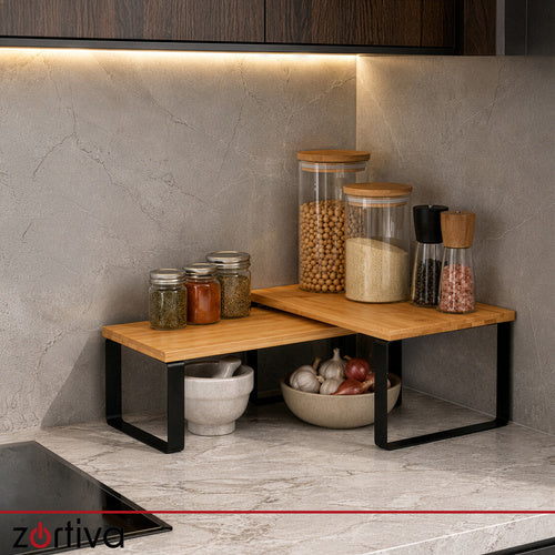 XTROBB The remaining – Bamboo Kitchen Shelf - 2-Pack by Zortiva – image 19