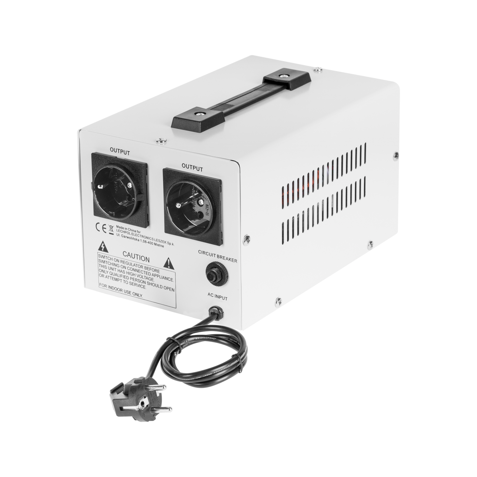 Kemot Voltage Stabilizers – KEMOT MSER-1000 Automatic Voltage Stabilizer (1000 VA, servomotor) – image 3