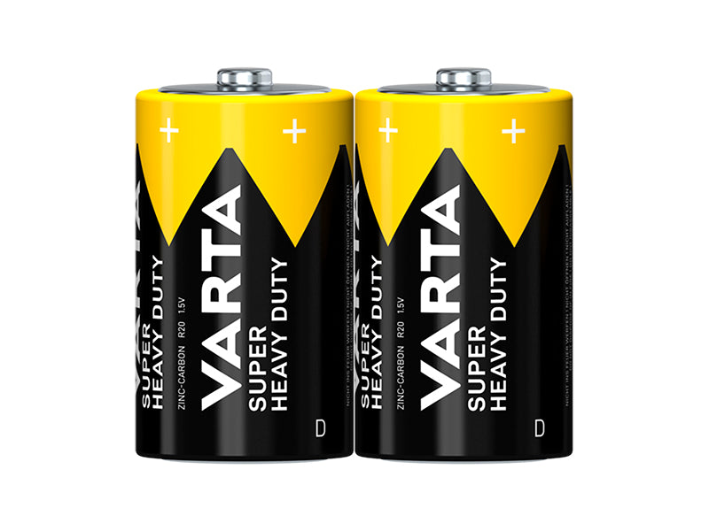 Blow Alkaline – 82-554# Zinc-carbon battery, 1.5 LR20, Varta SuperLife, foil-wrapped, 2-pack