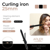 ADLER Curling irons, brushes – AD 2115 Curling Iron - 25 mm – image 16