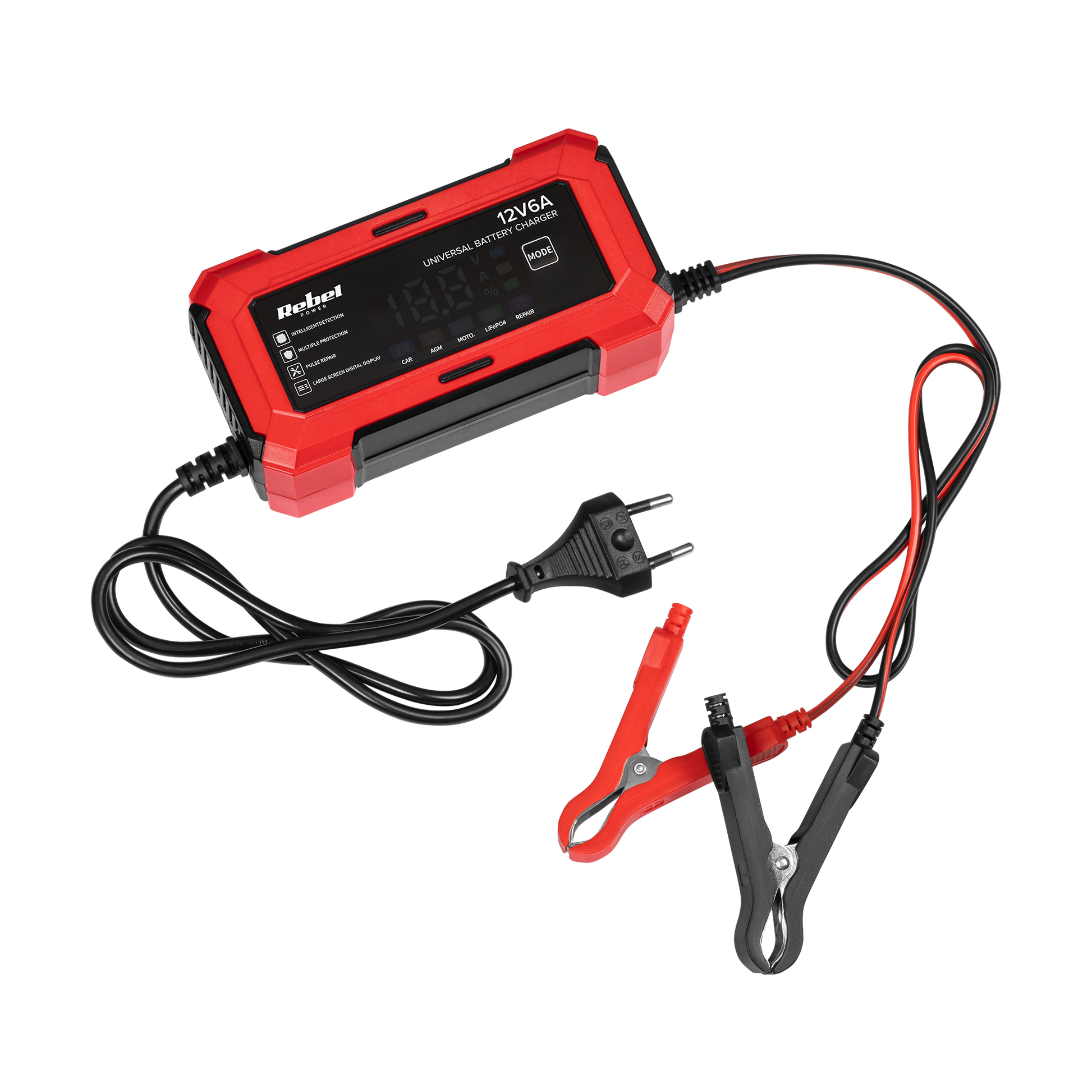 Rebel Universal Charger for AGM/LifePo4 Gel Batteries (2–100 Ah) – image 5