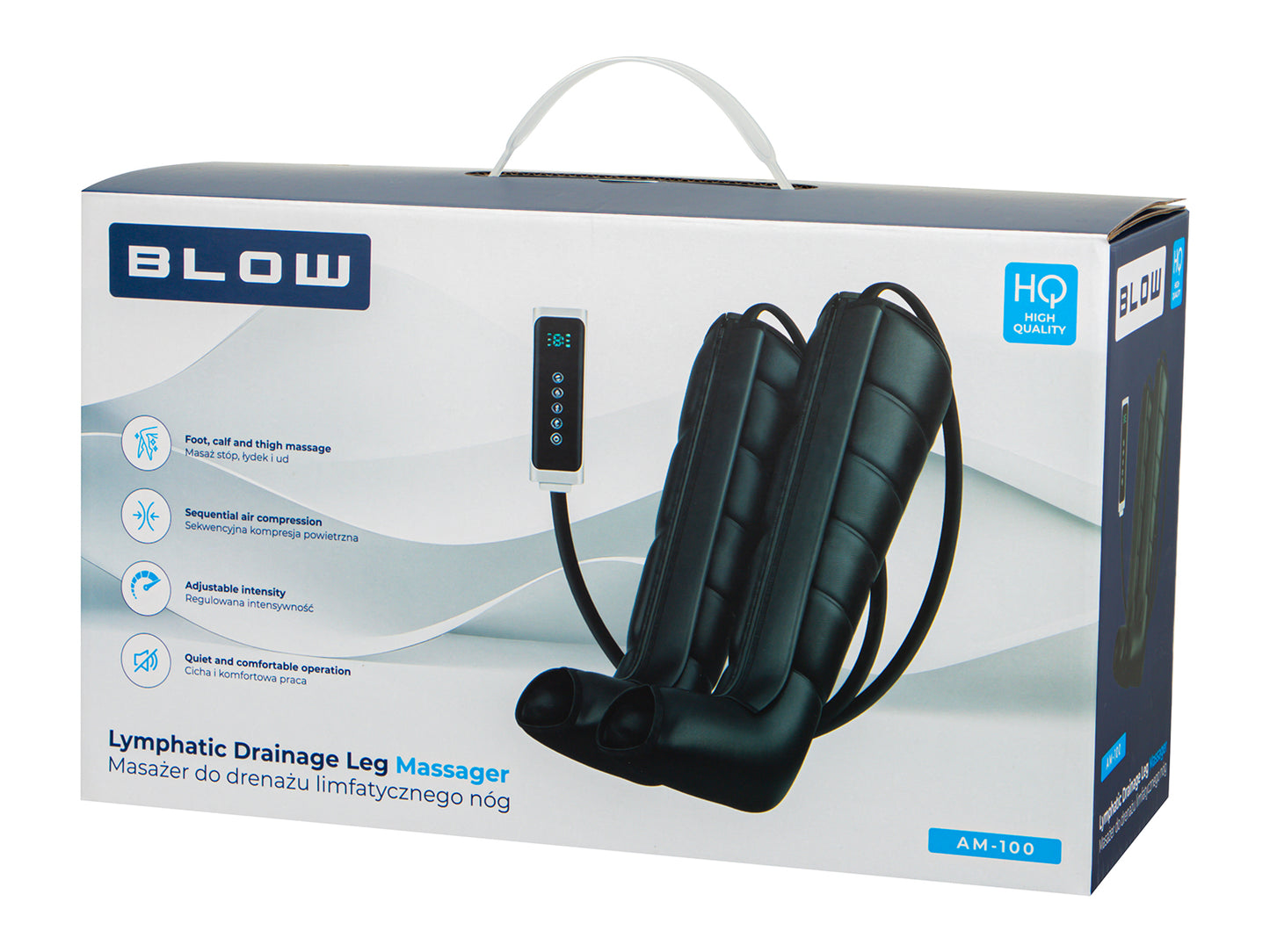 Blow Massagers for – 44-367# AM-100 Blow Lymphatic Drainage Air Leg Massager – image 6