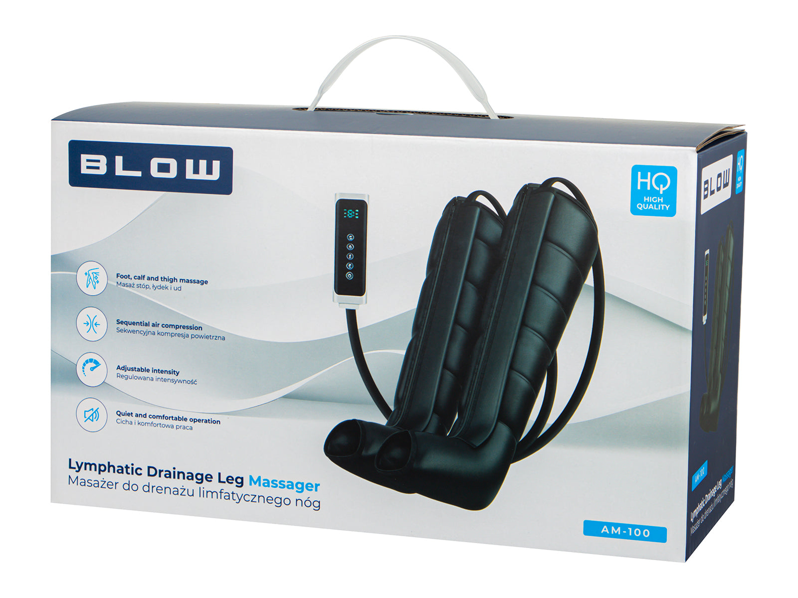 Blow Massagers for – 44-367# AM-100 Blow Lymphatic Drainage Air Leg Massager – image 6