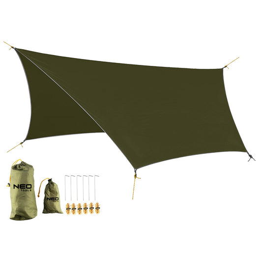 NEO TOOLS Tents, tarps – Waterproof Tarp, 360 x 290 cm, 210T PU3000