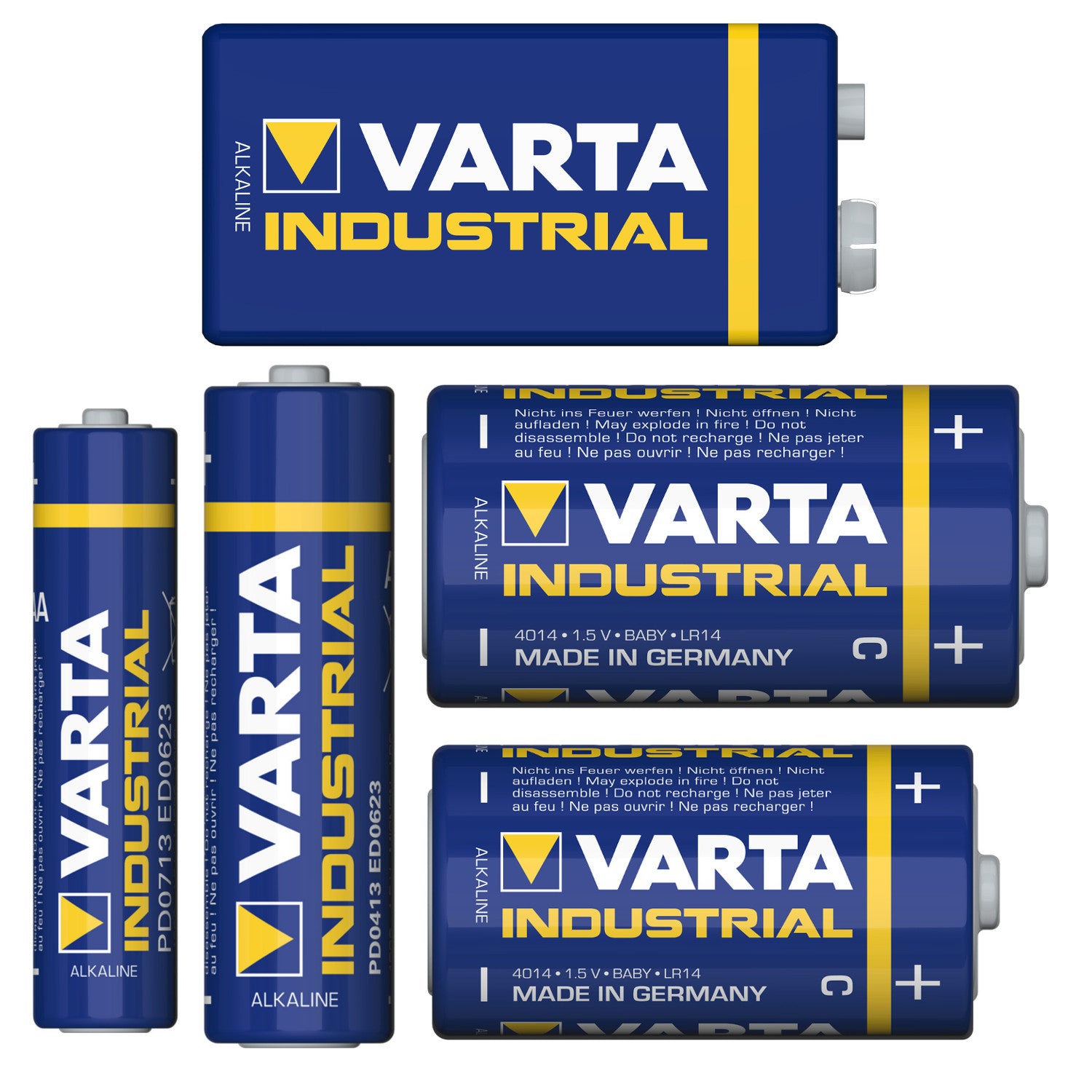 Varta Alkaline – 1x Varta Industrial 4003 R-03 LR03 AAA Alkaline Battery – image 2