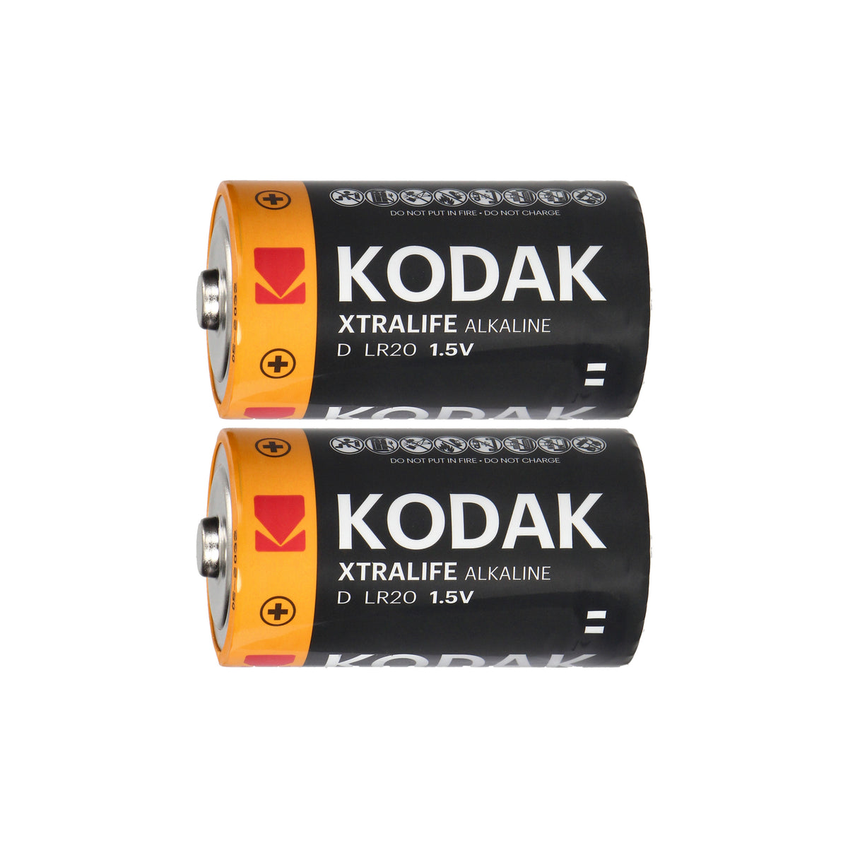 Orno Alkaline, coin-cell, and – Kodak XTRALIFE Alkaline KD-2 LR20 Batteries, 2-pack
