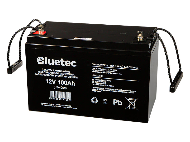 Blow Gel – 82-405# Bluetec 12V/100Ah gel battery, weight 24 kg, 330x222x173_8