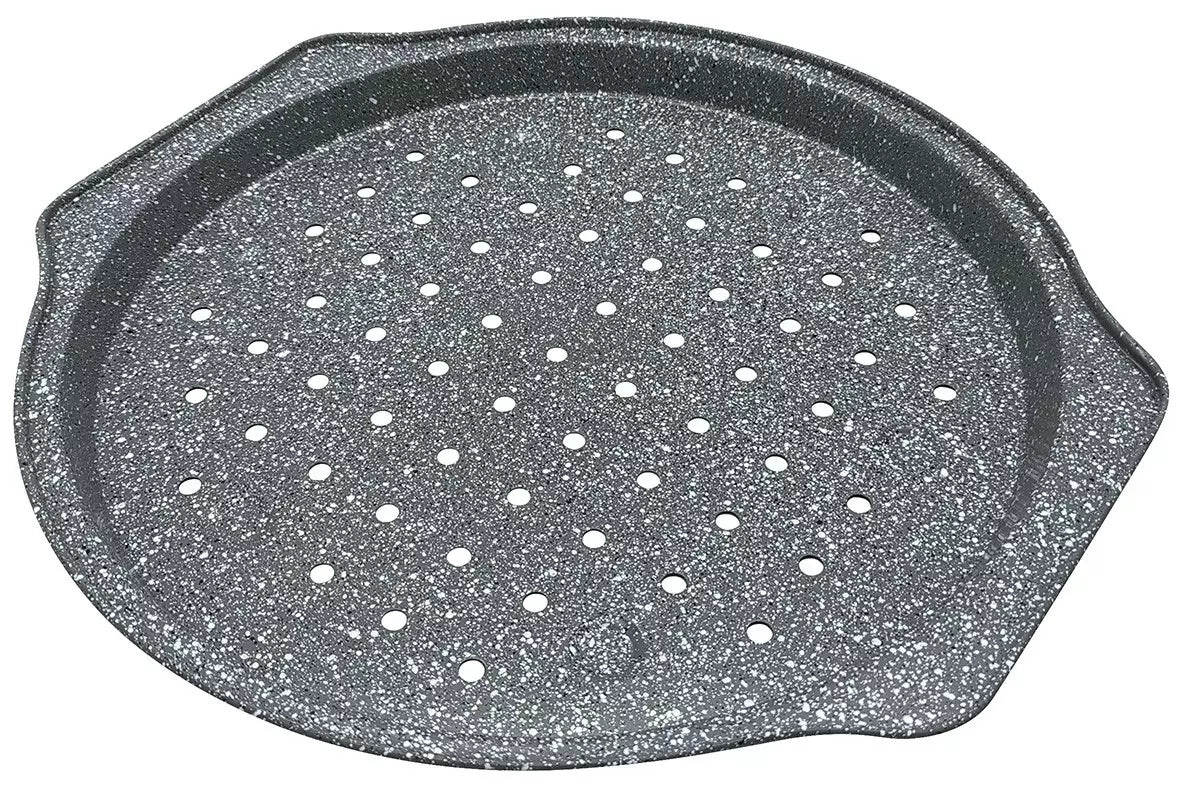 Klausberg Baking – Pizza pan, gray marble finish, 31 cm diameter, Klausberg