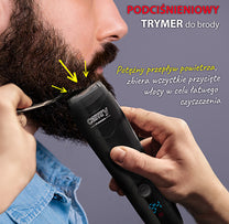 CAMRY Shavers – CR 2833 Vacuum Beard Trimmer – image 6