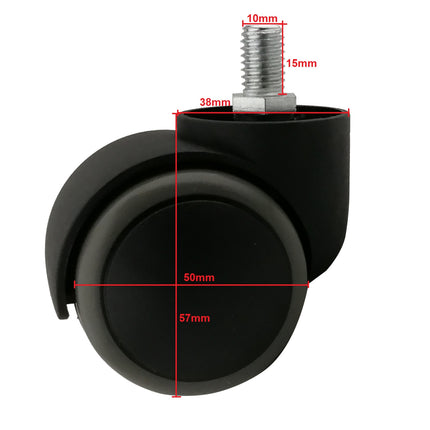Wheel for the saddle chair PHYSA Comfort and Relaxy