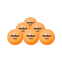 Rebel Set of table tennis balls * *, ABS material, 6 pcs, REBEL ACTIVE