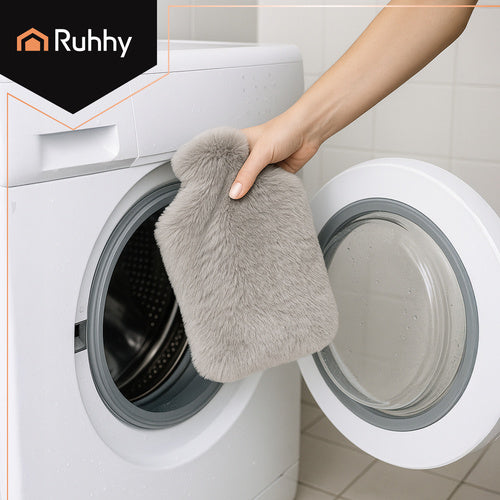 RUHHY The – Ruhhy 26383 1.8L Rubber Hot Water Bottle with Cover – image 5