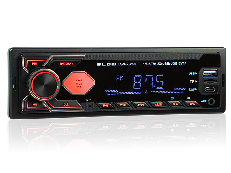 Blow Car stereos (CD/MP3/Video/DVD) – 78-347# AVH-8960 RDS MP3/USB/microSD/Bluetooth Radio + USB-C