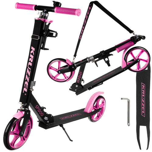 KRUZZEL Scooters – Spidoo Pink Scooter by Kruzzel 25628